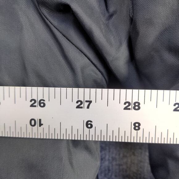 FedEx Stan Herman Men's Winter Coat Black XXL Actual 55x31.5 Vintage Striped - Picture 16 of 16